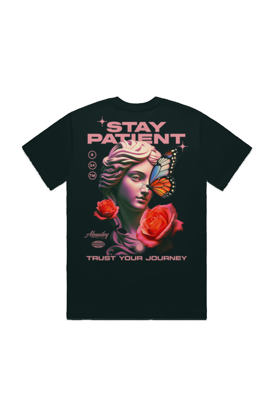 HEAVY TEE " STAY PATIENT"