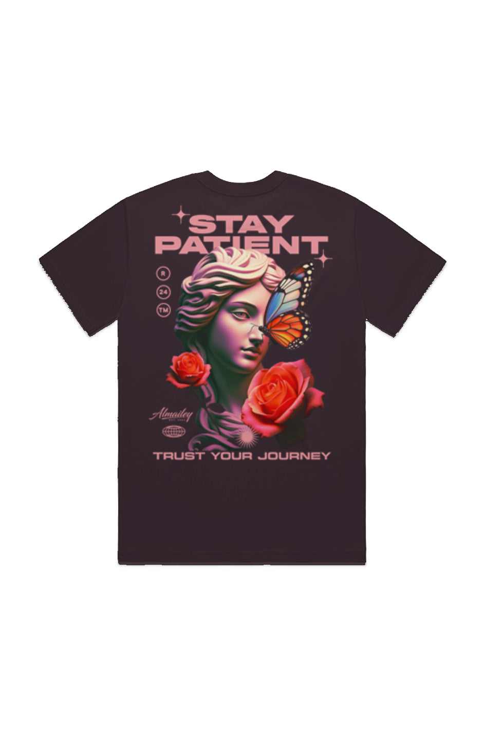 HEAVY TEE " STAY PATIENT"